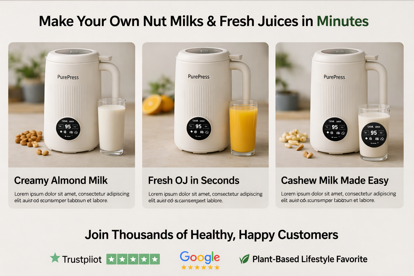 PurePress™ 8-in-1 Nutrition System